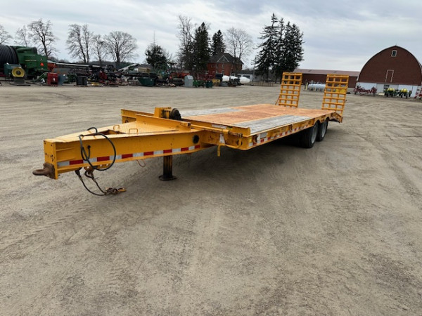 2020 A&W 28 FT 20 TON EQUIPMENT TRAILER at Sunrise Equipment